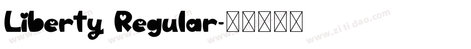 Liberty Regular字体转换